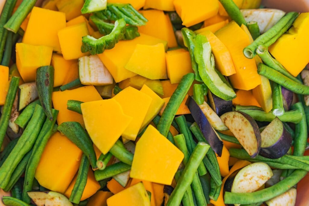 Mixed vegetable products